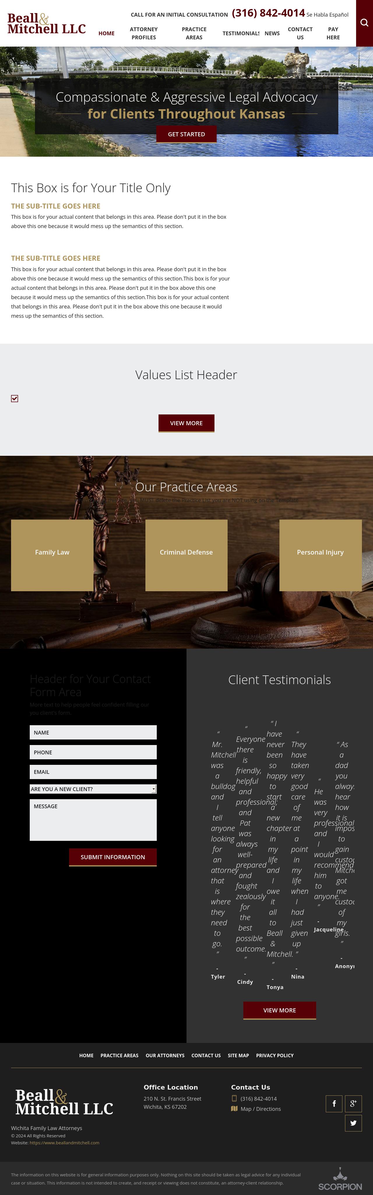 Beall & Mitchell, LLC - Wichita KS Lawyers