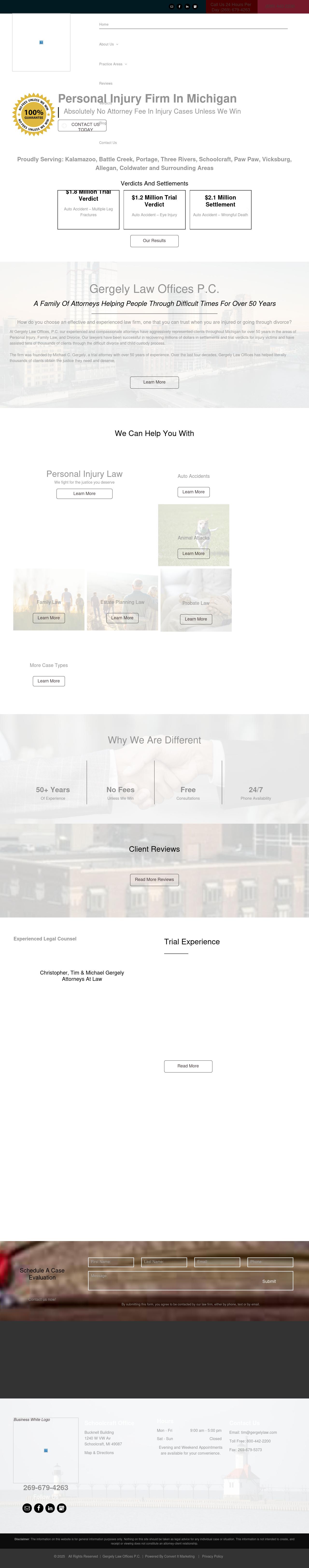 Gergely Law Offices, PC - Vicksburg MI Lawyers