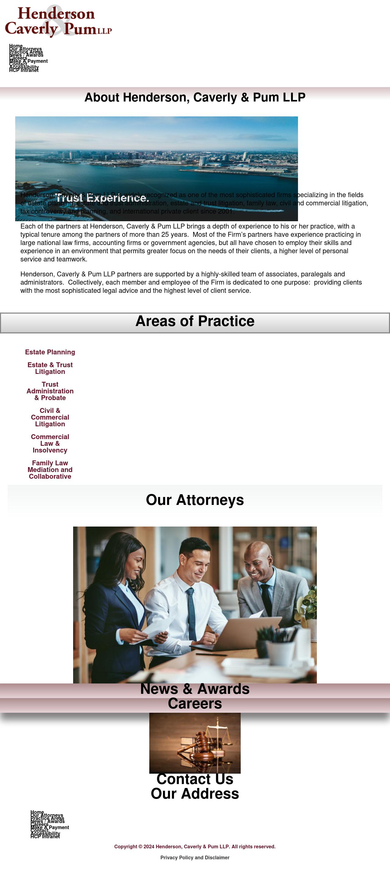 Henderson, Caverly, Pum & Charney LLP - San Diego CA Lawyers