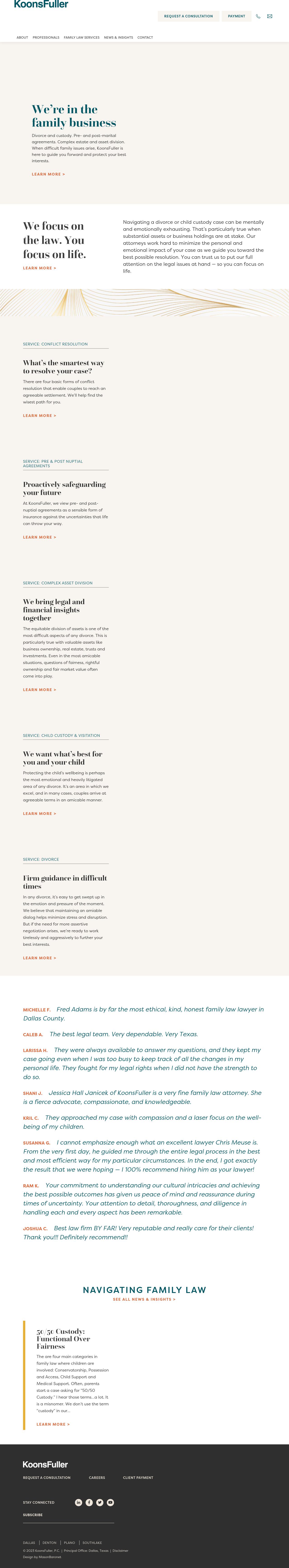 KoonsFuller P.C. - Dallas TX Lawyers