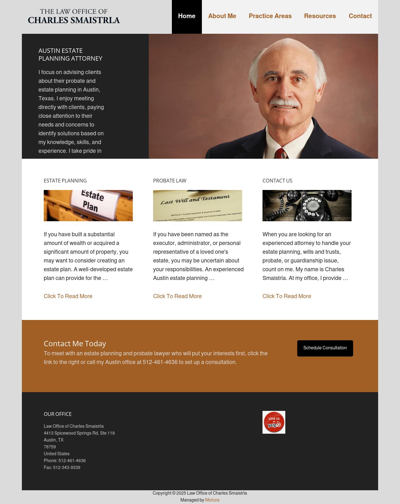 Law Office of Charles Smaistrla - Austin TX Lawyers