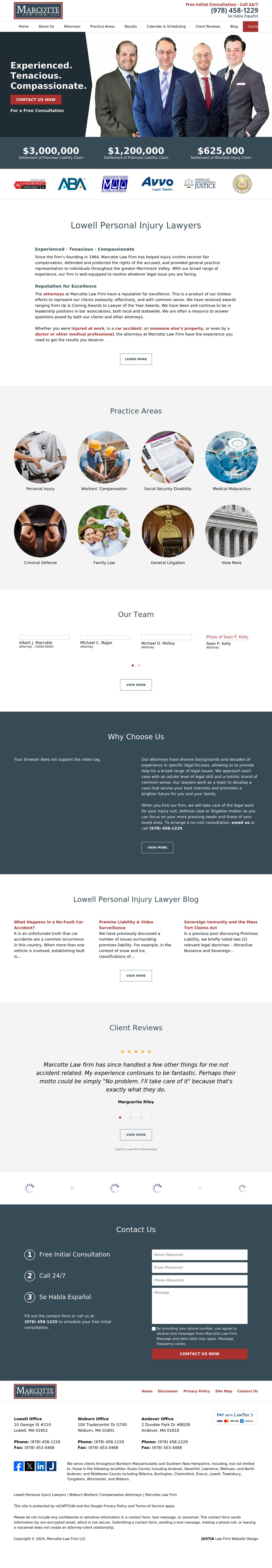 Marcotte Law Firm - Woburn MA Lawyers