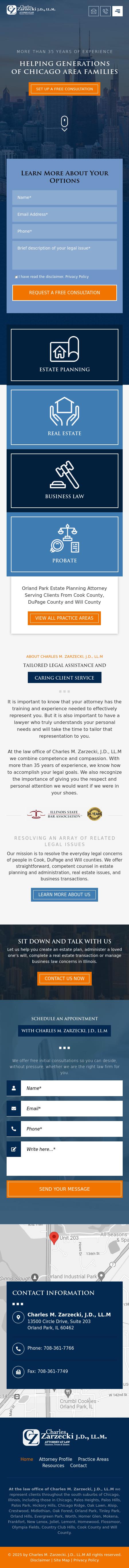 Charles M. Zarzecki, P.C. - Palos Heights IL Lawyers