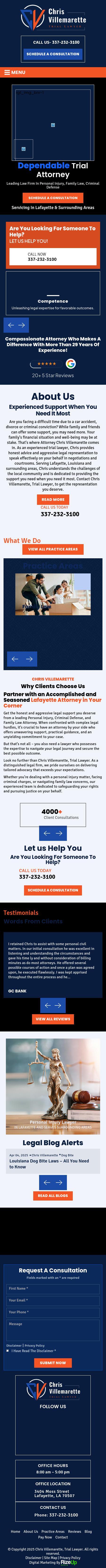 Chris Villemarette, Trial Lawyer - Lafayette LA Lawyers