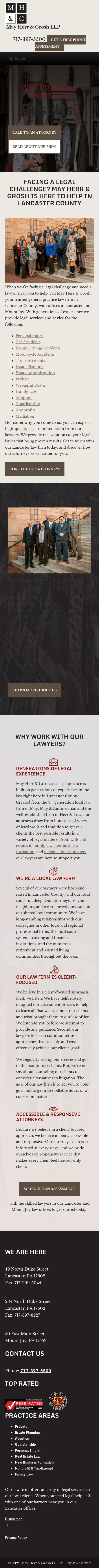 May Herr & Grosh - Lancaster PA Lawyers