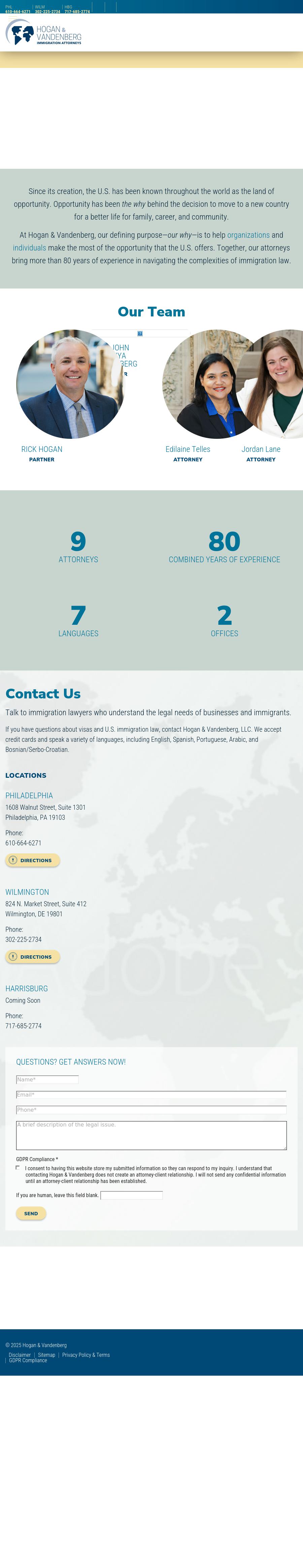 Hogan & Vandenberg, L.L.C. - Philadelphia PA Lawyers