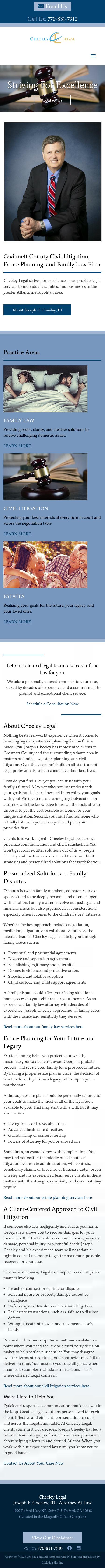 Joseph E. Cheeley, III, P.C. - Buford GA Lawyers