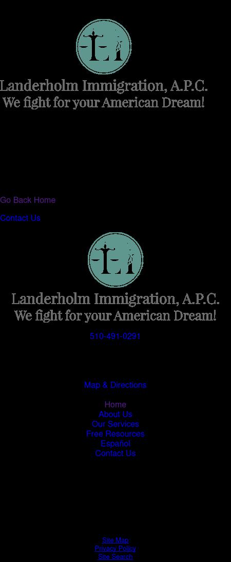 Landerholm Immigration, A.P.C. - Oakland CA Lawyers