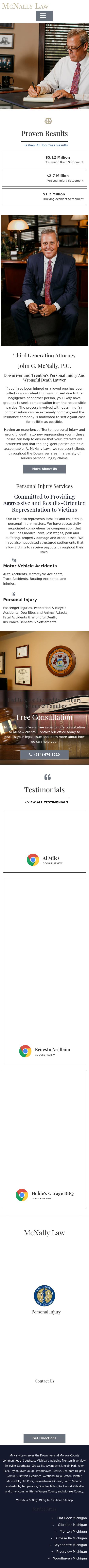 Law Offices of John G. McNally, P.C. - Trenton MI Lawyers