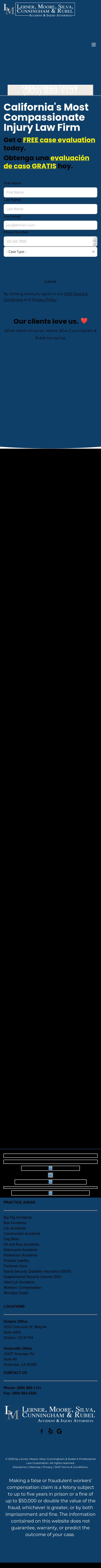 Lerner, Moore, Silva, Cunningham & Rubel A Professional Law Corporation - San Bernardino CA Lawyers