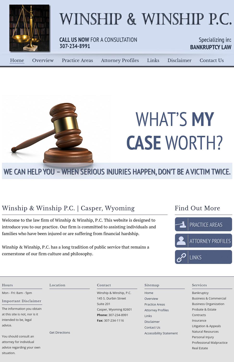 Winship & Winship, P.C. - Casper WY Lawyers