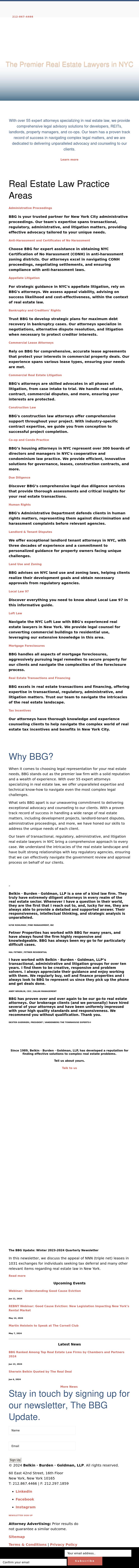 Belkin Burden Wenig & Goldman, LLP - New York NY Lawyers