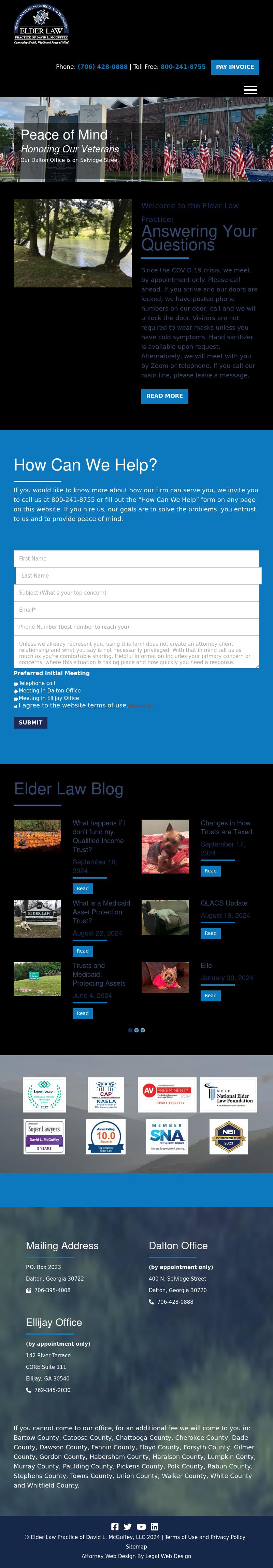 Elder Law Practice of David L. McGuffey - Dalton GA Lawyers