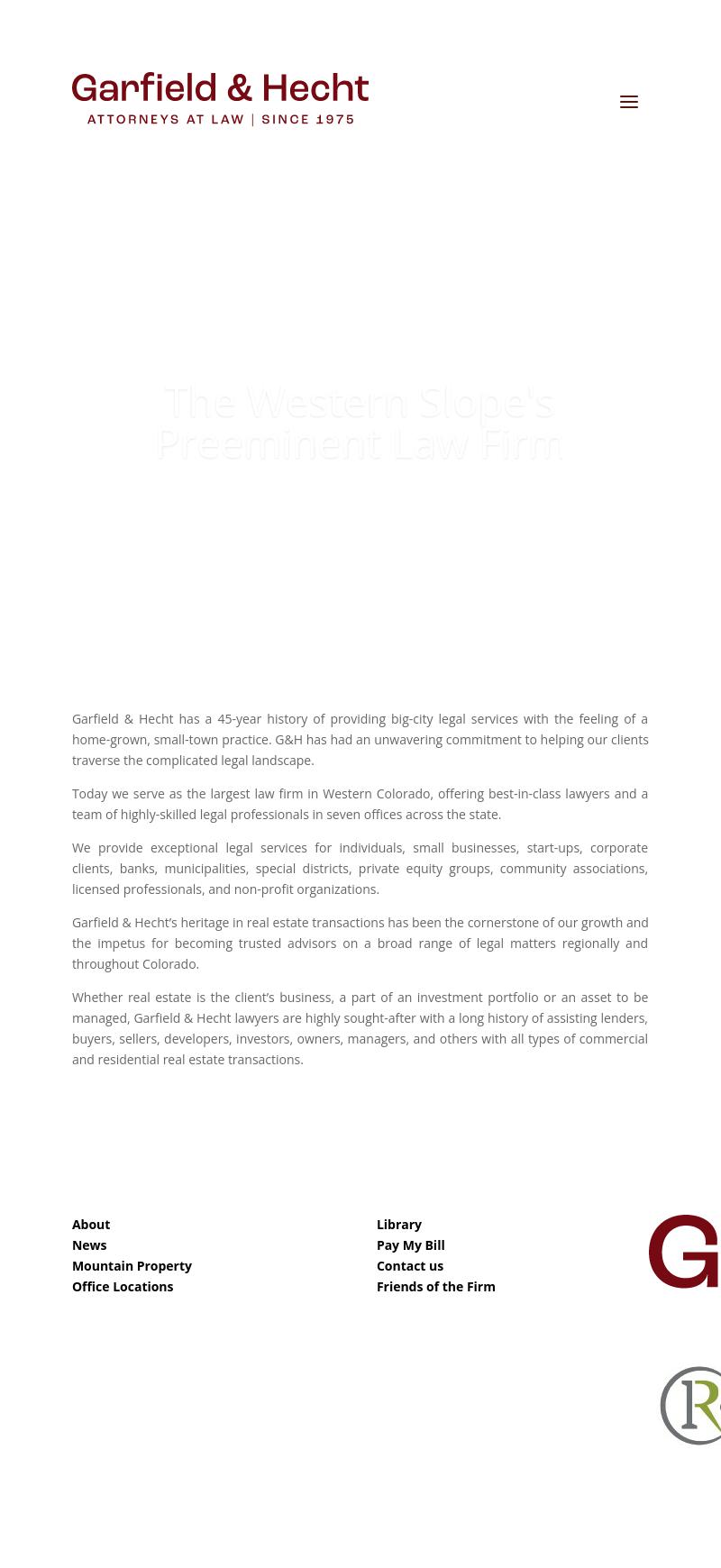 Garfield & Hecht, P.C. - Aspen CO Lawyers