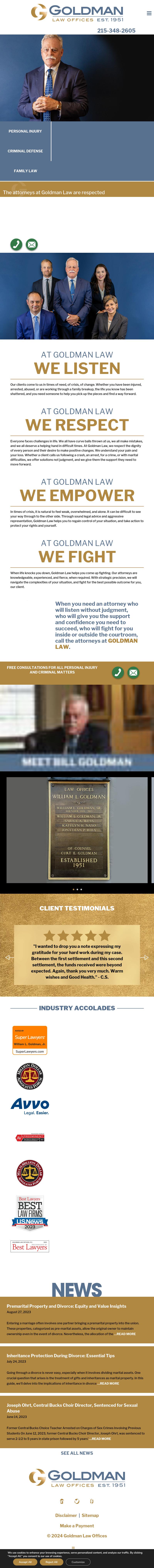 Goldman Law Offices - Doylestown PA Lawyers