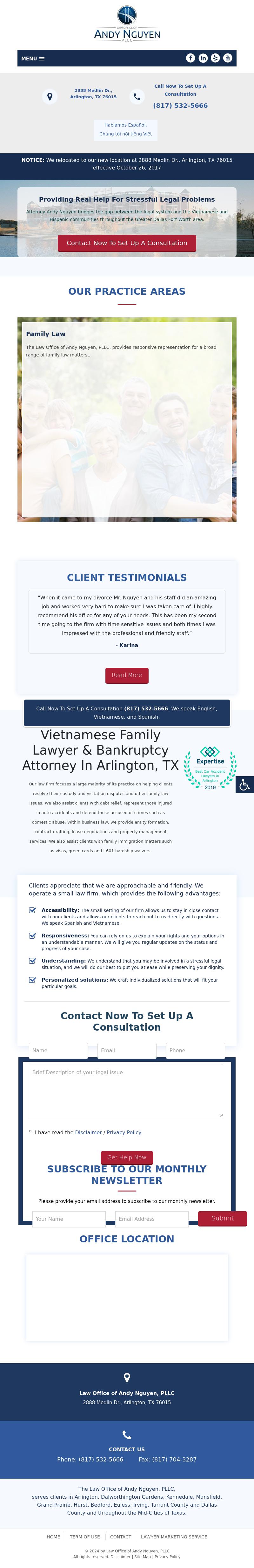 Law Office of Andy Nguyen, PLLC - Arlington TX Lawyers