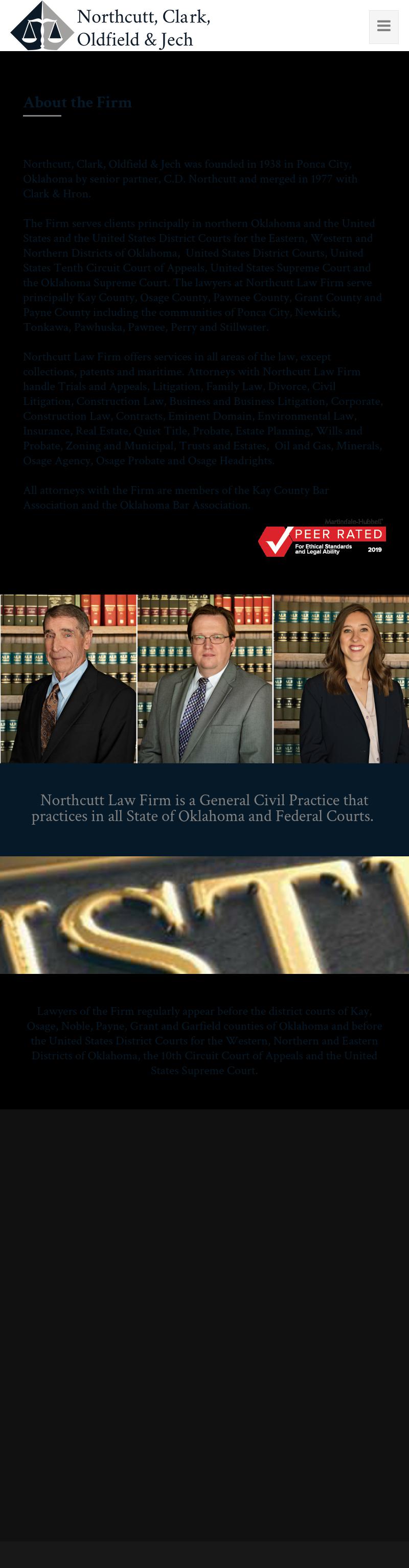 Northcutt Clark Gardner Hron & Brune - Northcutt Law Firm PLLC - Ponca City OK Lawyers