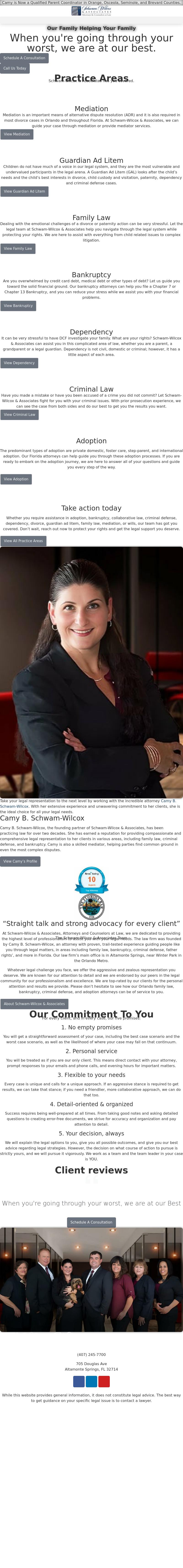 Schwam-Wilcox & Associates, Attorneys and Counselors at Law - Ocala FL Lawyers