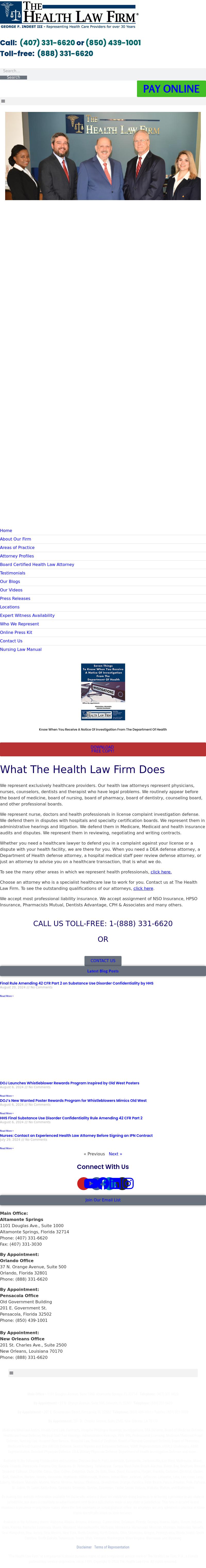 The Health Law Firm - Orlando FL Lawyers