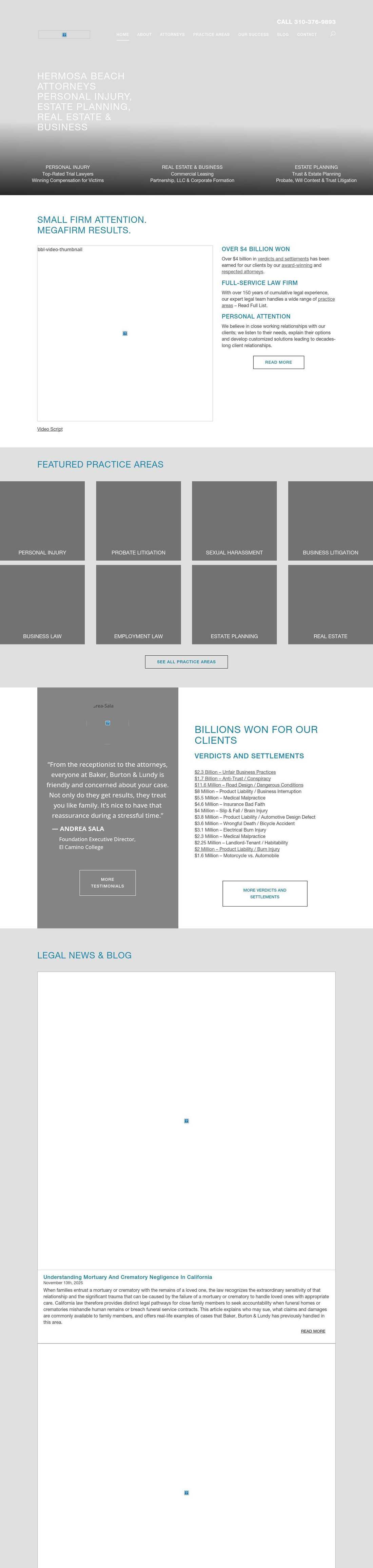 Baker, Burton & Lundy - Hermosa Beach CA Lawyers