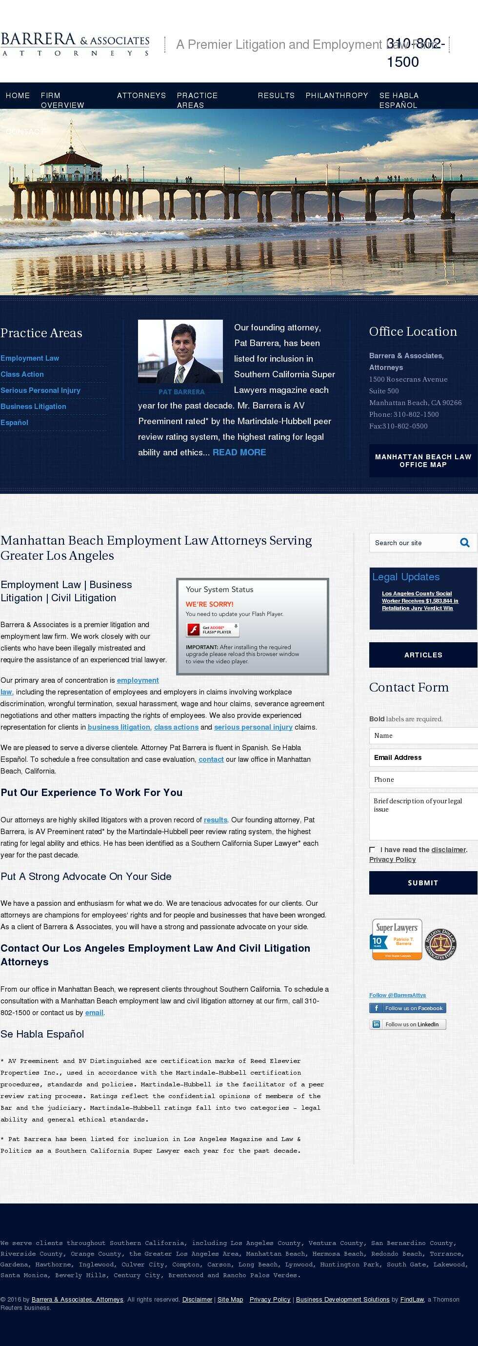 Barrera & Associates, Attorneys - Manhattan Beach CA Lawyers