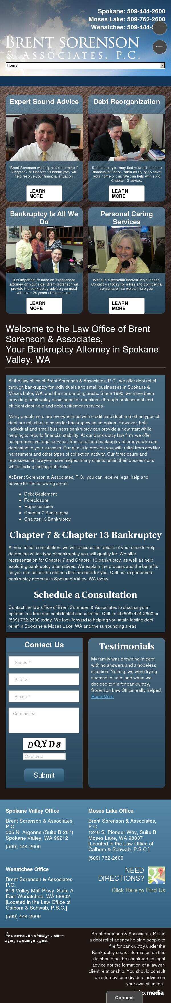 Brent Sorenson & Associates, P.C. - Spokane Valley WA Lawyers