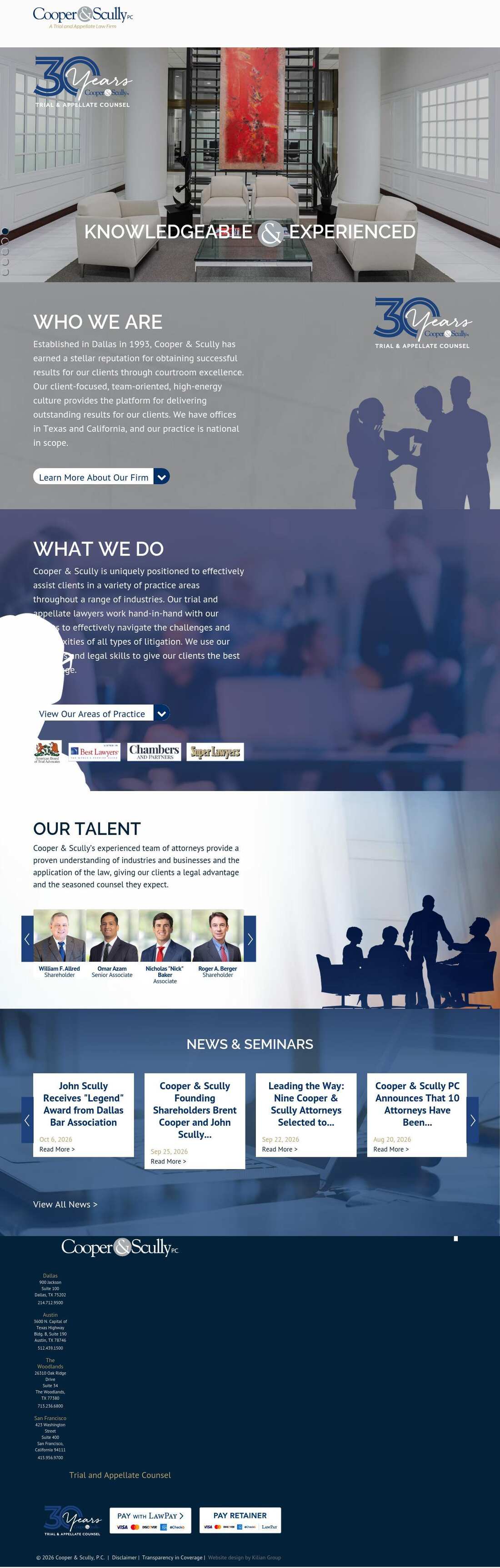 Cooper & Scully, P.C. - San Francisco CA Lawyers
