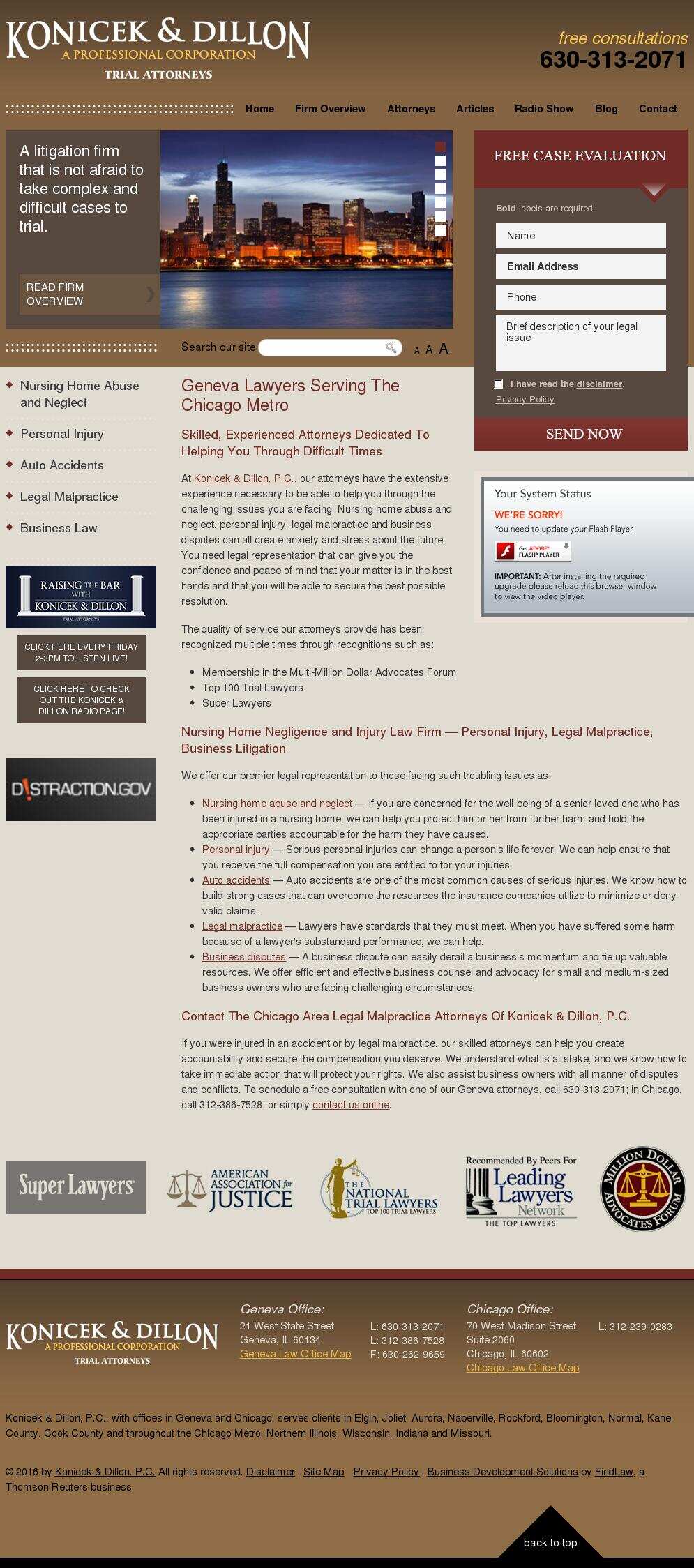 Konicek & Dillon, P.C. - Chicago IL Lawyers