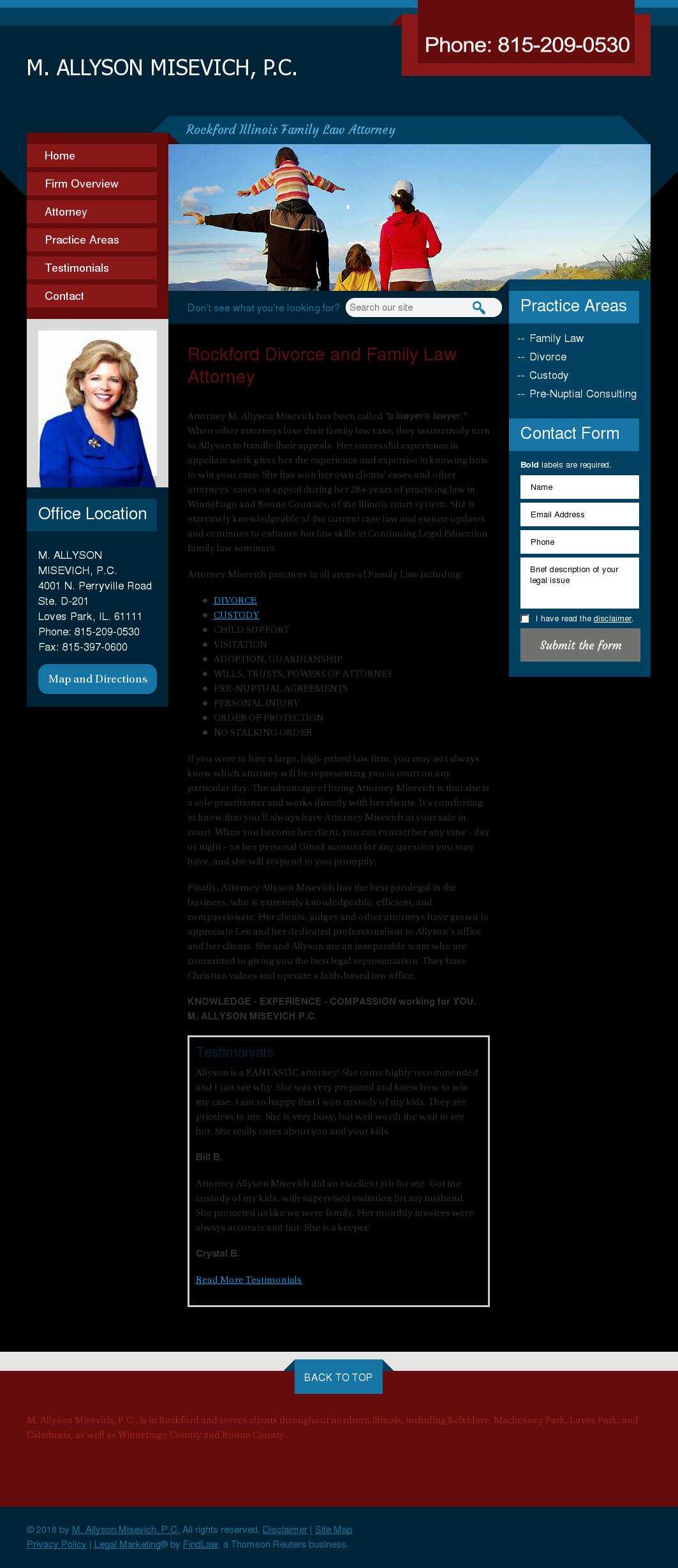 M. Allyson Misevich, P.C. - Loves Park IL Lawyers