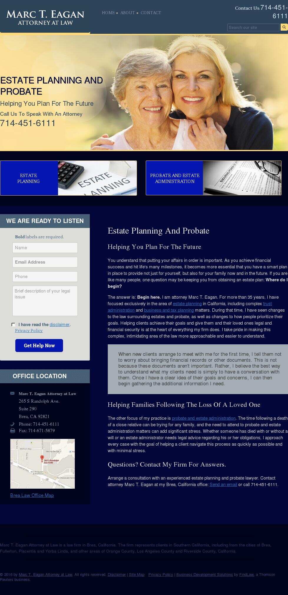 Marc T. Eagan Attorney at Law - Brea CA Lawyers