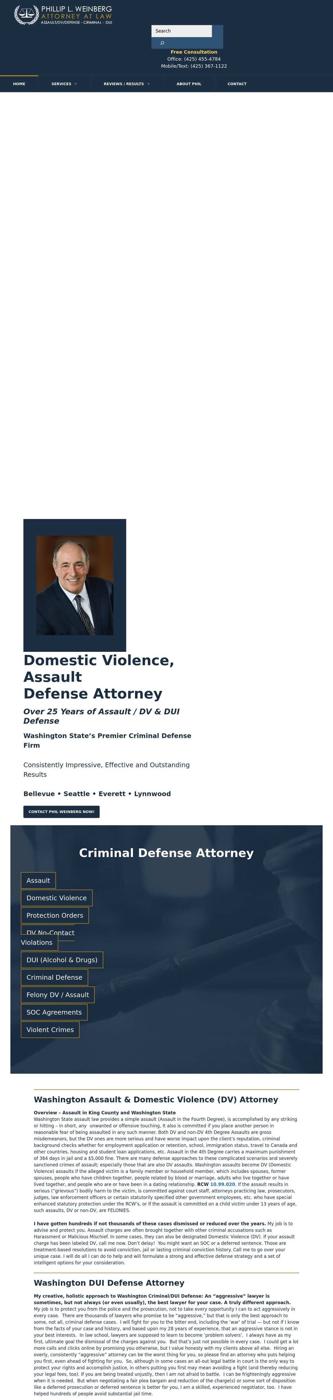 Phillip L. Weinberg, Attorney At Law - Everett WA Lawyers