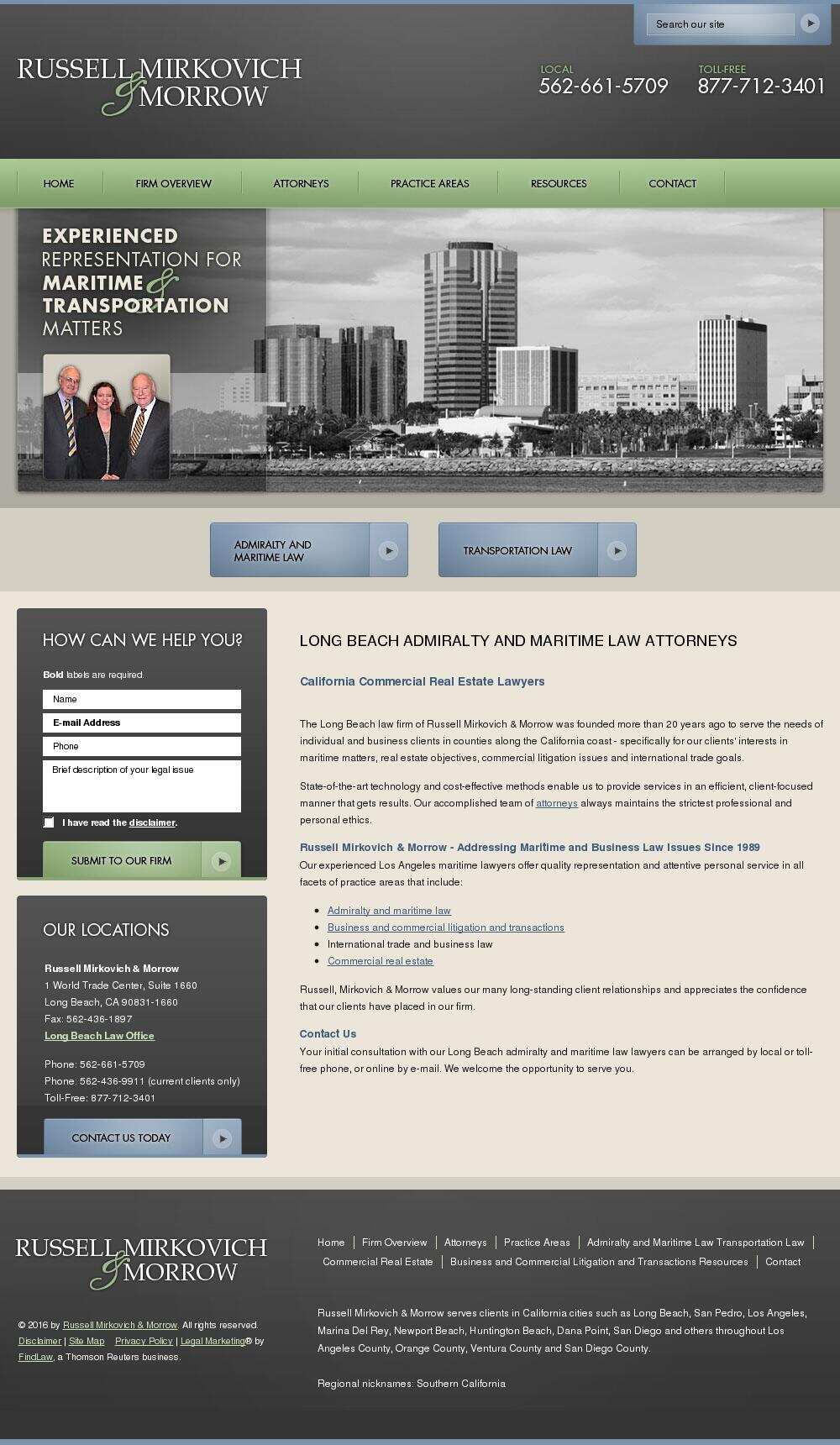 Russell Mirkovich & Morrow - Long Beach CA Lawyers