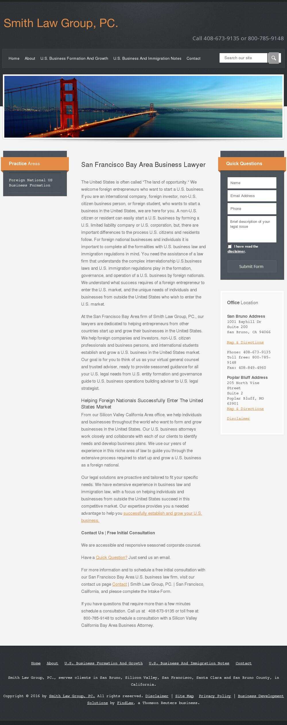 Smith Law Group, PC. - San Mateo CA Lawyers
