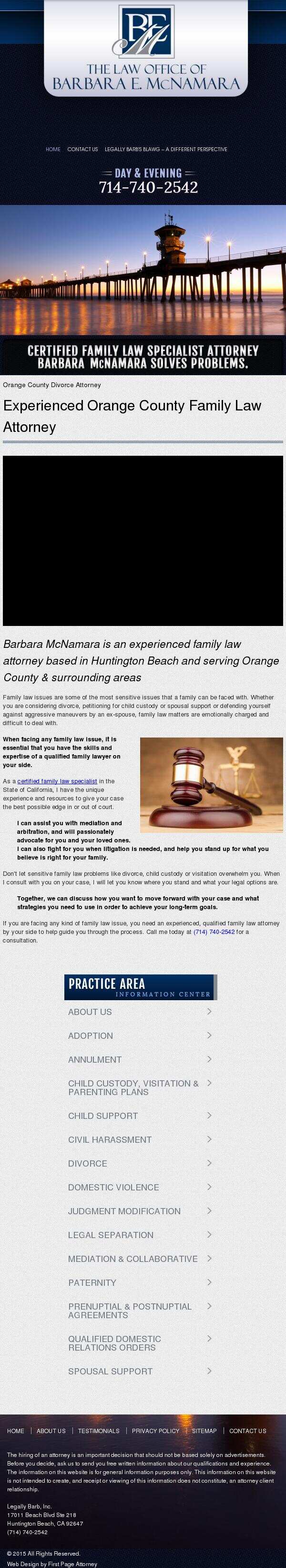 The Law Office of Barbara E. McNamara - Huntington Beach CA Lawyers