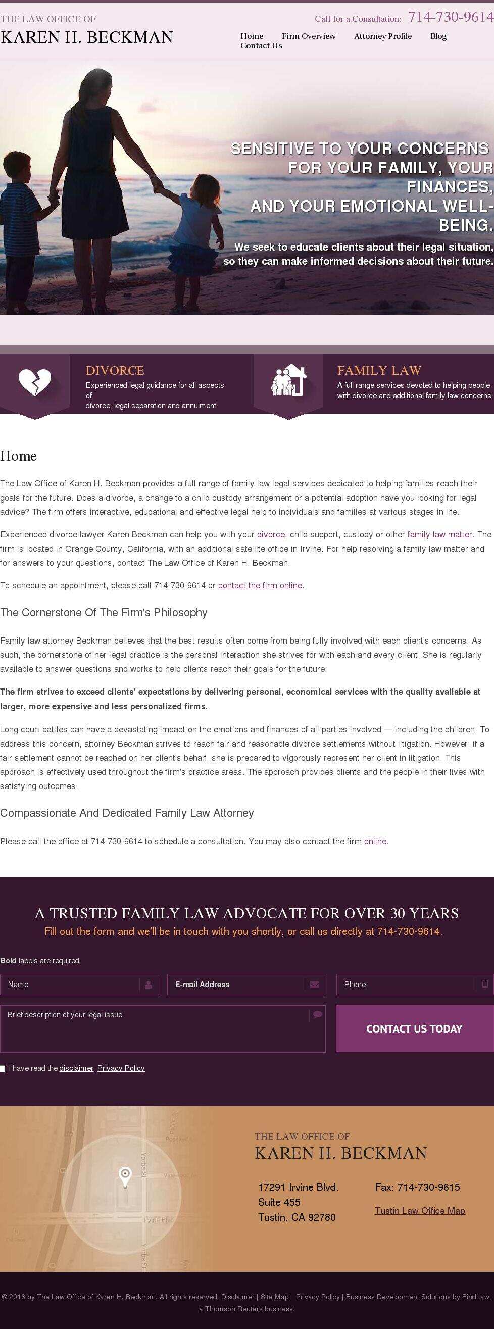 The Law Office of Karen H. Beckman - Tustin CA Lawyers