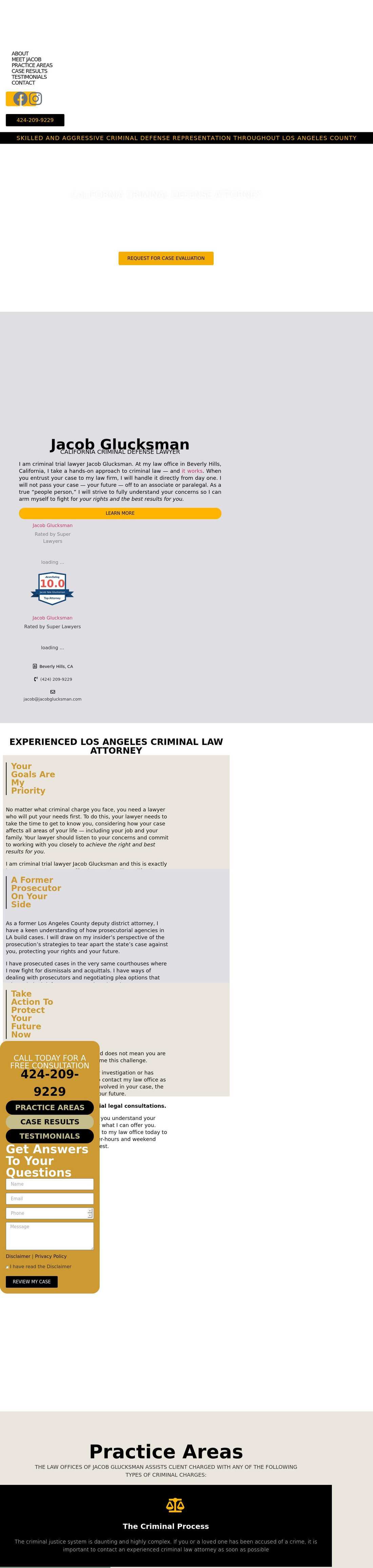 The Law Offices of Jacob Glucksman - Beverly Hills CA Lawyers