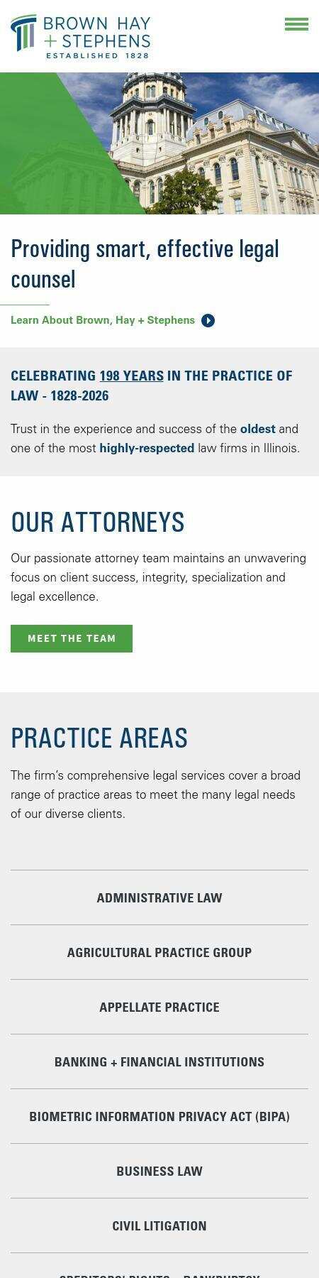 Brown Hay & Stephens LLP - Springfield IL Lawyers