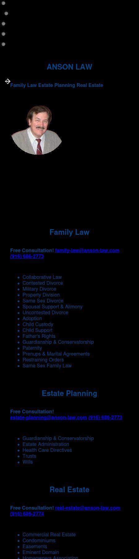 Robert B. Anson Law Office - Elk Grove CA Lawyers