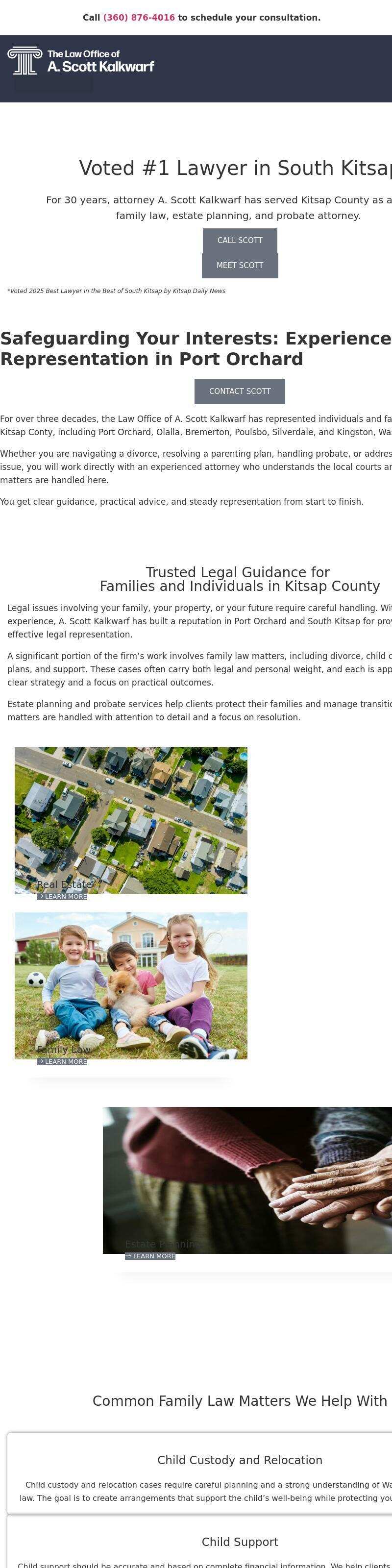 A. Scott Kalkwarf - Port Orchard WA Lawyers
