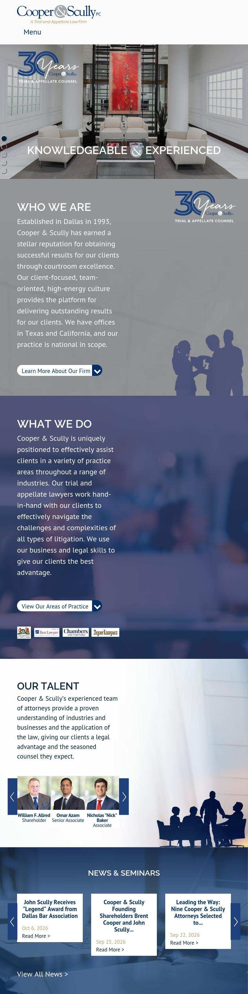 Cooper & Scully, P.C. - San Francisco CA Lawyers