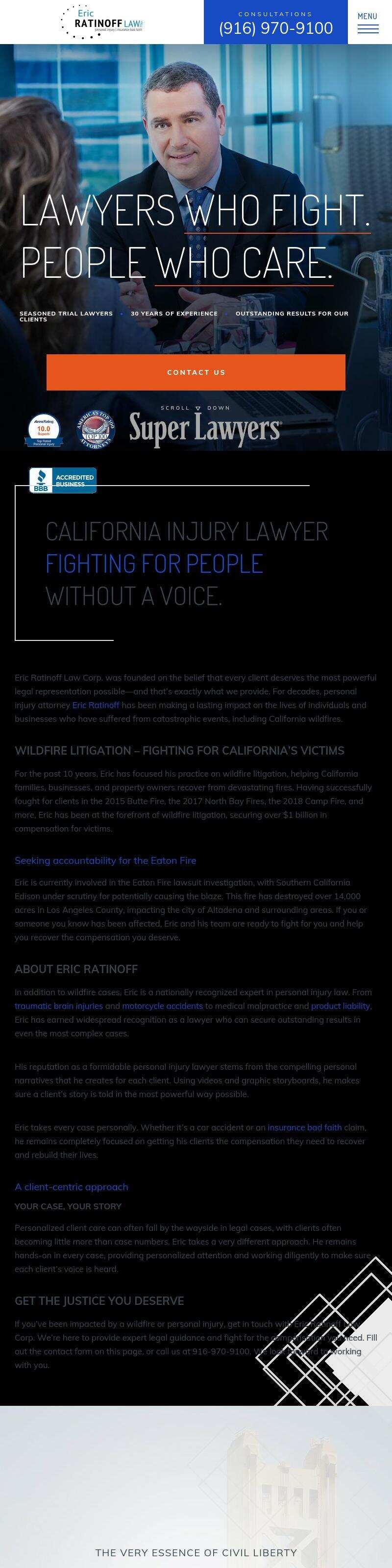 Eric Ratinoff Law Corp - Sacramento CA Lawyers