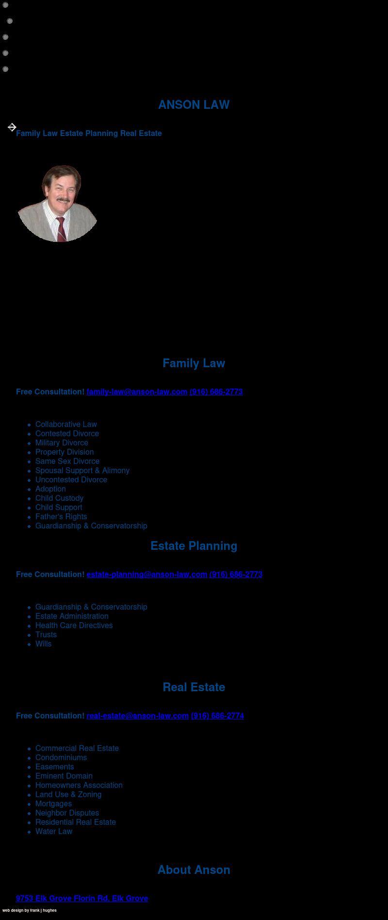 Robert B. Anson Law Office - Elk Grove CA Lawyers